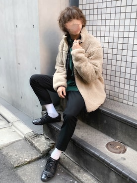 ぬぬーしゅさん（メンズ・172cm）の冬コーディネート