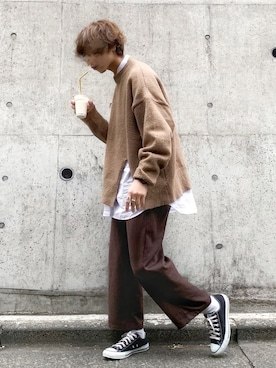 ぬぬーしゅさん(メンズ・172cm)の冬コーディネート