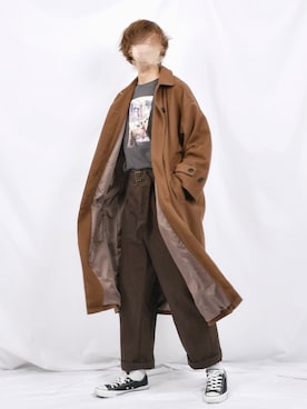 ぬぬーしゅさん（メンズ・172cm）の冬コーディネート