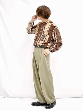 「Dr. Martens（ドクターマーチン）のDR.MARTENS / ドクターマーチン : WINGTIP BROGUE #（ドレスシューズ）」を使った、ぬぬーしゅさん（メンズ・172cm）の春コーディネート