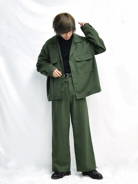 「Dr. Martens（ドクターマーチン）のDR.MARTENS / ドクターマーチン : WINGTIP BROGUE #（ドレスシューズ）」を使った、ぬぬーしゅさん（メンズ・172cm）の春コーディネート