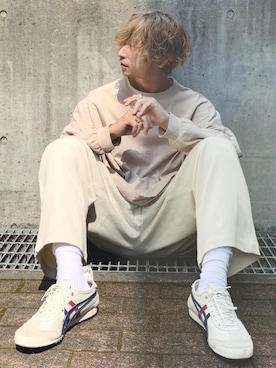 「reca（レカ）のアイテム」を使った、ぬぬーしゅさん（メンズ・172cm）の春コーディネート