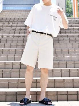 ぬぬーしゅさん（メンズ・172cm）の夏コーディネート