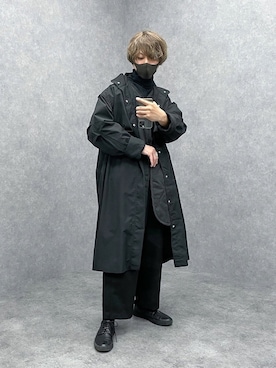 「epnok」｜「アイテム（モッズコート）」を使った、ぬぬーしゅさん（メンズ・172cm）の冬コーディネート
