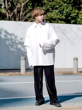 「Adoonplain」｜「アイテム（その他）」を使った、ぬぬーしゅさん（メンズ・172cm）の冬コーディネート