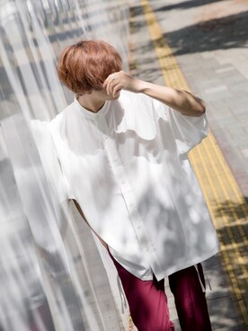 「Adoonplain」｜「アイテム（その他）」を使った、ぬぬーしゅさん（メンズ・172cm）の春コーディネート