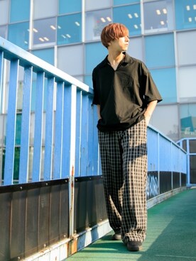 「Adoonplain」｜「アイテム（その他）」を使った、ぬぬーしゅさん（メンズ・172cm）の春コーディネート