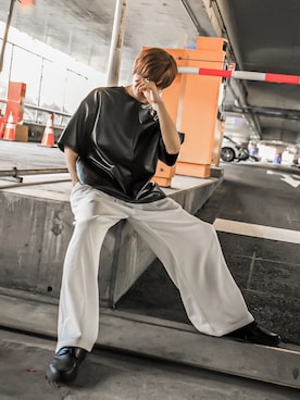 「Adoonplain」｜「アイテム（その他）」を使った、ぬぬーしゅさん（メンズ・172cm）の春コーディネート