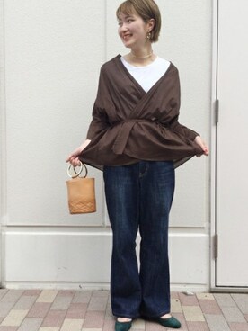 「relume」｜JOURNAL STANDARD relumeくずはモール店 Lady'sスタッフさん（レディース・155cm）の夏コーディネート