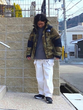 「BIG MAC（ビッグマック）のアイテム（その他パンツ）」を使った、adgjmさん（メンズ・177cm）の冬コーディネート