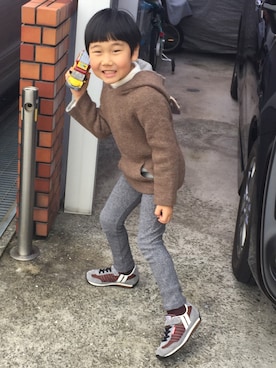 「PATRICK（パトリック）のアイテム」を使った、m1na1さん（キッズ・110cm）の冬コーディネート