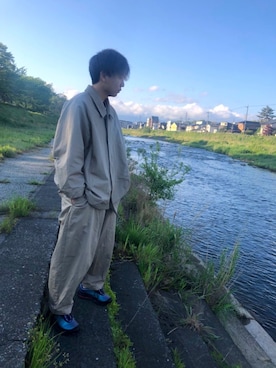 「SASQUATCHfabrix.（サスクワァッチファブリックス）のアイテム」を使った、AOHARU(あおはる)さん（メンズ・174cm・20代）の春コーディネート