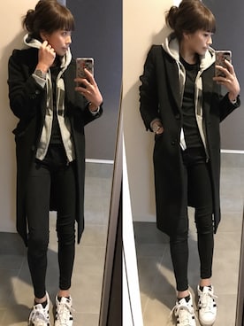 「ナイキ」｜sayakaさん（レディース・166cm）の冬コーディネート