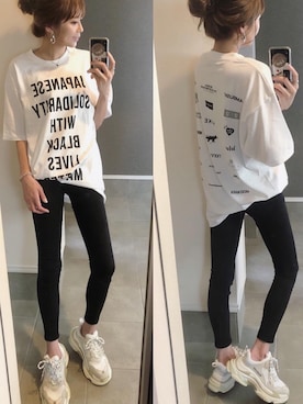 「HUMAN MADE（ヒューマンメード）のアイテム」を使った、sayakaさん（レディース・166cm）の夏コーディネート