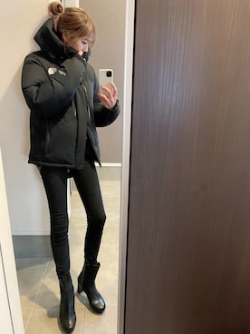 「D-VEC（ディーベック）のアイテム」を使った、sayakaさん（レディース・166cm）の冬コーディネート