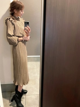 sayakaさん（レディース・166cm）の冬コーディネート