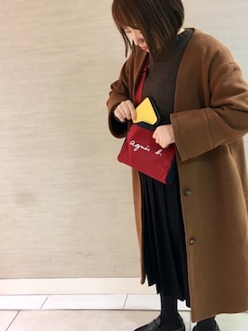 「アイテム（財布）」を使った、VOYAGE池袋西武さん（レディース・159cm）の冬コーディネート