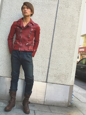 「今日のback」｜輝さん（メンズ・173cm）の春コーディネート