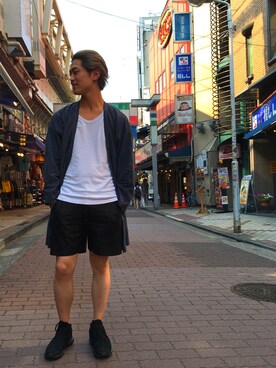 「MAREA ERRE（マレアエッレ）のアイテム」を使った、輝さん（メンズ・173cm）の夏コーディネート