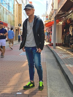 輝さん(メンズ・173cm)の夏コーディネート