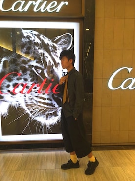 「アイテム（フォーマルスーツ/小物）」を使った、つーさん（メンズ・180cm・10代）の春コーディネート
