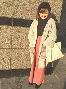 菜緒さん(レディース・154cm)の秋コーディネート