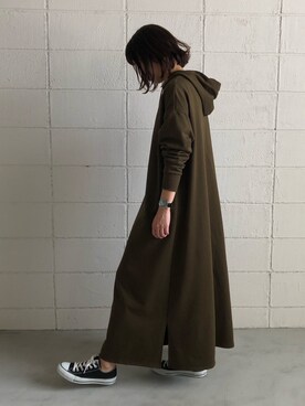 「Bou Jeloud」｜「アイテム（ワンピース/ドレス）」を使った、tachiさん（レディース・162cm）の秋コーディネート