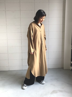 「Bou Jeloud」｜「アイテム（ワンピース/ドレス）」を使った、tachiさん（レディース・162cm）の冬コーディネート
