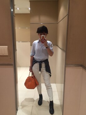 柏原さん（レディース・165cm）の夏コーディネート