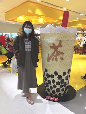 Yuさん（レディース・151cm）の春コーディネート