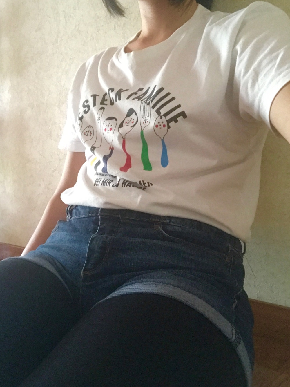 「ラフ」｜「Design Tshirts Store graniphのアイテム（シャツ/ブラウス、ホワイト系）」を使った、♛ЩÅНЦ✟さん（レディース・163cm）の夏コーディネートの1枚目の写真