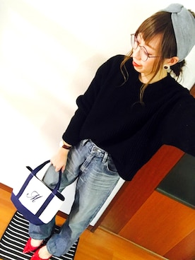 「ドラフトリーバイス」｜「アイテム（パンプス）」を使った、mai*さん（レディース・158cm）の冬コーディネート