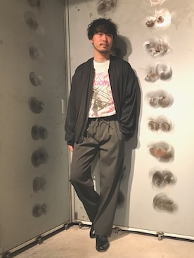 「Journal Standard TRISECT（トライセクト）のアイテム（ブルゾン）」を使った、🥑ke-toさん（メンズ・171cm）の春コーディネート