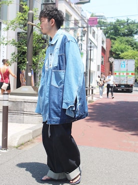 「ファセッタズム」｜「アイテム（ジャケット/アウター）」を使った、🥑ke-toさん（メンズ・171cm）の春コーディネート