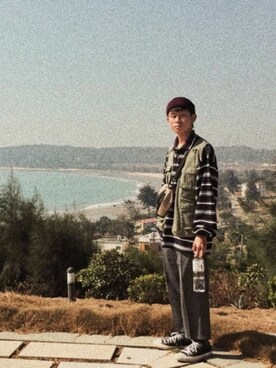 peepさん（メンズ・170cm）の冬コーディネート