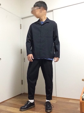 「アイテム（スラックス）」を使った、リュウセイさん（メンズ・167cm・10代）の秋コーディネート