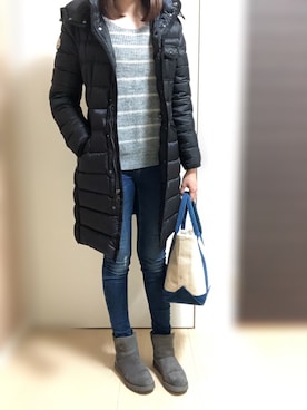 「Aqua leaf（アクアリーフ）のアイテム」を使った、yuuuuさん（レディース・160cm）の冬コーディネート