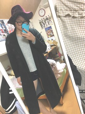 「happynewyear」｜「アイテム（ジャケット/アウター）」を使った、sさん（レディース・166cm）の冬コーディネート