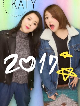 「DISCOAT（ディスコート）のアイテム（ライダースジャケット）」を使った、shuuさん（レディース・150cm）の冬コーディネート