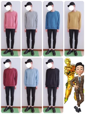 WINさん（メンズ・172cm）の冬コーディネート