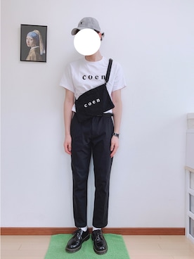 「coen」｜WINさん（メンズ・172cm）の夏コーディネート