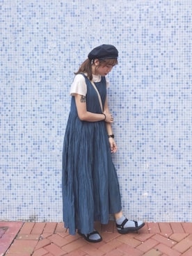 「ドレスシューズ」｜「アイテム（サンダル）」を使った、kayee (かさん（レディース・163cm）の秋コーディネート