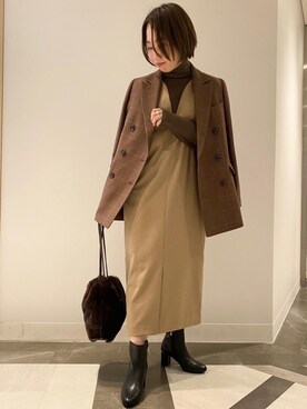 「遊び心のあるJacket Style」｜「アイテム（その他アウター）」を使った、kiryu_tさん（レディース・153cm）の秋コーディネート