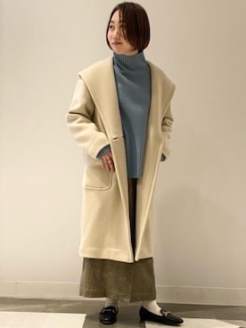 「green label relaxing（グリーンレーベルリラクシング）のアイテム（その他アウター）」を使った、kiryu_tさん（レディース・153cm）の秋コーディネート