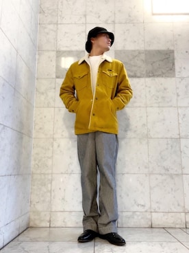 「ロンt」｜「アイテム（その他アウター）」を使った、jkya0716さん（メンズ・164cm）の秋コーディネート