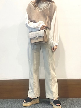 アミリさん（レディース・163cm）の春コーディネート