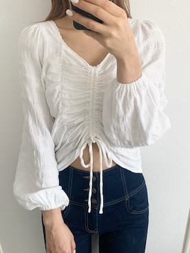 「スキニーパンツ」｜アミリさん（レディース・163cm）の春コーディネート