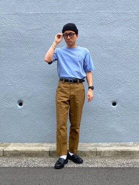 「niko and...（ニコアンド）のアイテム（スリッポン）」を使った、tysai :)さん（メンズ・164cm）の春コーディネート