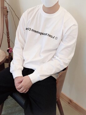 「LMCのアイテム（トップス）」を使った、whereismykaraageさん（メンズ・173cm）の春コーディネート