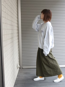 「だぼだぼ」｜「アイテム（その他）」を使った、nontaさん（レディース・148cm）の秋コーディネート